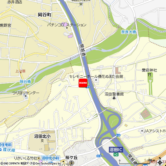 関東いすゞ自動車株式会社・沼田出張所付近の地図
